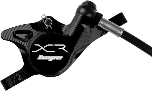 Hope XCR Pro X2 Disc Brake and Lever Set - Front, Hydraulic, Post Mount, Black