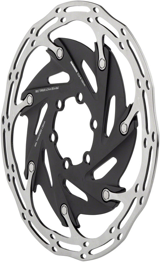 SRAM CenterLine XR Disc Brake Rotor - 160mm, 6-Bolt, Silver/Black