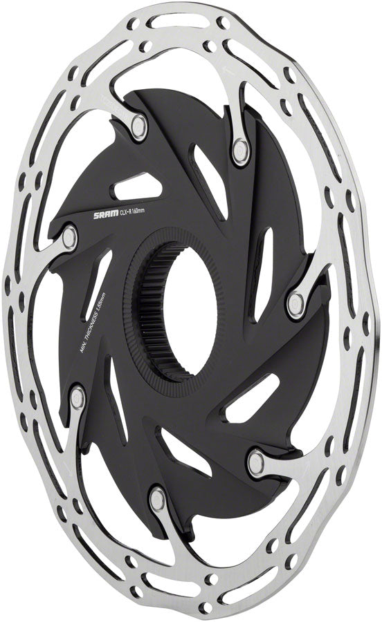 Load image into Gallery viewer, SRAM CenterLine XR Disc Brake Rotor - 160mm, Center Lock, Silver/Black
