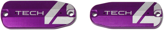 Hope Tech 4 Brake Lever Reservoir Lid - Purple, Pair