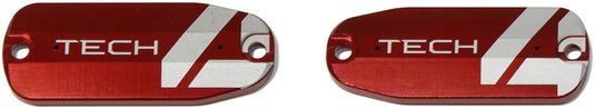 Hope Tech 4 Brake Lever Reservoir Lid - Red, Pair