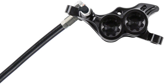 Hope Tech 4 E4 Disc Brake and Lever Set - Front, Hydraulic, Post Mount, Black