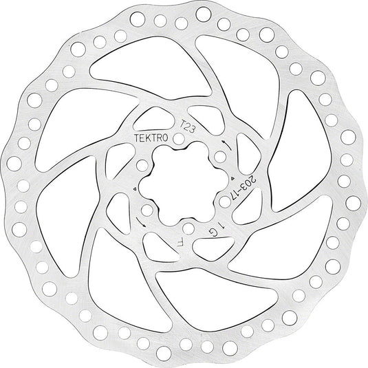 Tektro-TR-17-2.3mm-6-Bolt-Disc-Brake-Rotor-Disc-Rotor-DSRT0680-Bicycle-Rotor