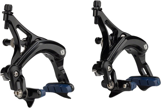 Velo Orange Grand Cru Long Reach Brake Set - Front and Rear, Dual Pivot, Black