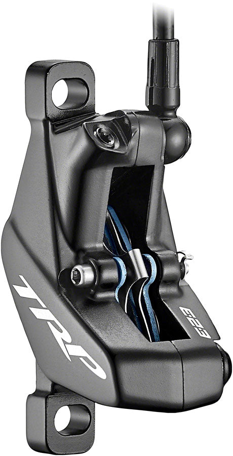 TRP DH-R EVO HD-M846 Disc Brake and Lever - Front, Hydraulic, 4-Piston, Post Mount, Black