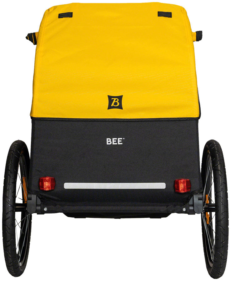 Load image into Gallery viewer, Burley Bee Child Trailer - Double, Yellow
