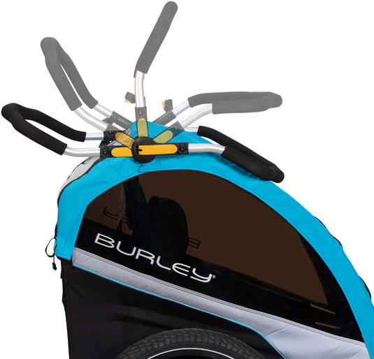 Burley D'Lite X Child Trailer - Single, Aqua, w/ Suspension + Reclining Seat