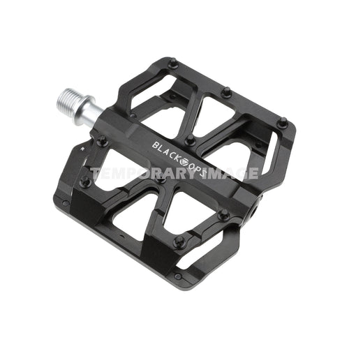 Black-Ops-Trail-Rat-Flat-Platform-Pedals-Aluminum-Chromoly-Steel-PEDL1382-Bicycle-Pedals