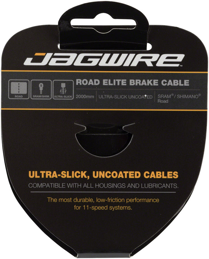 Load image into Gallery viewer, Pack of 2 Jagwire Elite Ultra-Slick Brake Cable Polished Slick Stainless
