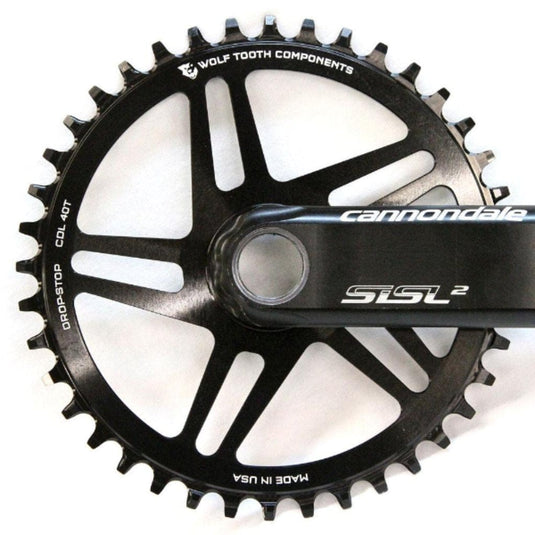 Wolf Tooth Components Drop-Stop Chainring: 40T Direct Mount for Cannondale SiSL cranks