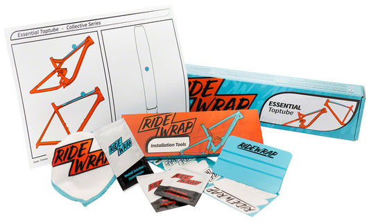 RideWrap Essential Toptube Frame Protection Kit - Matte