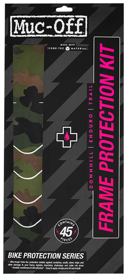 Muc-Off DH/Enduro/Trail Frame Protection Kit - 45-Piece Kit, Camo