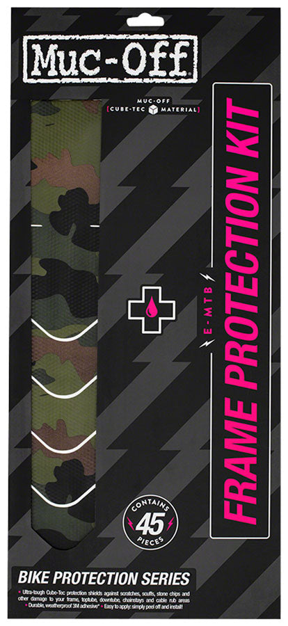 Muc-Off E-MTB Frame Protection Kit - 45-Piece Kit, Camo