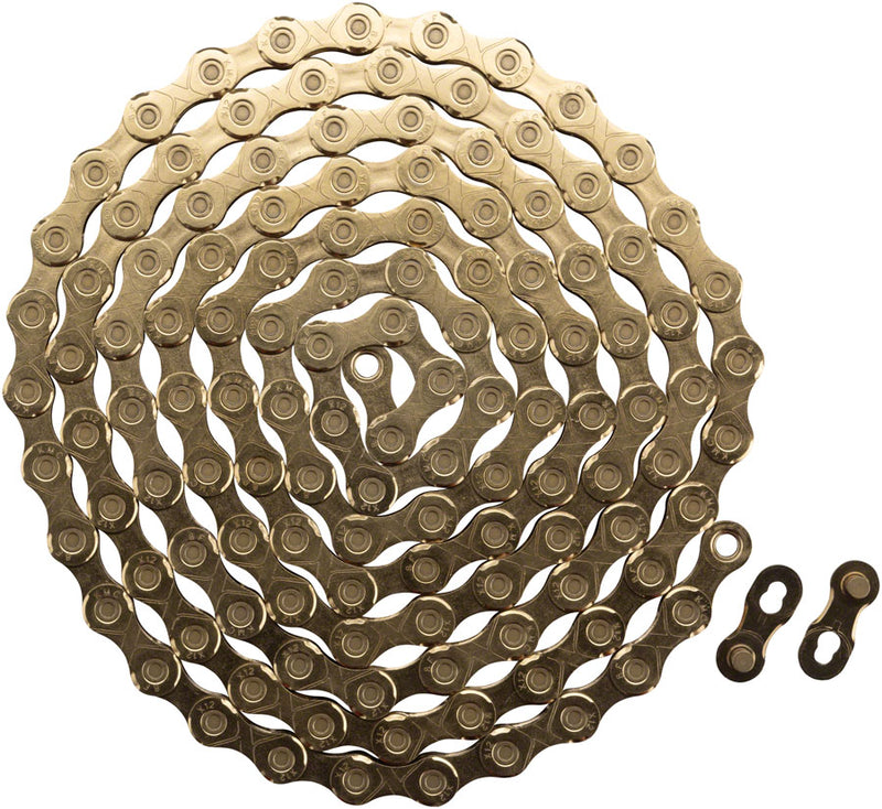 Load image into Gallery viewer, KMC X12 Chain - 12-Speed, 126 Links, Gold
