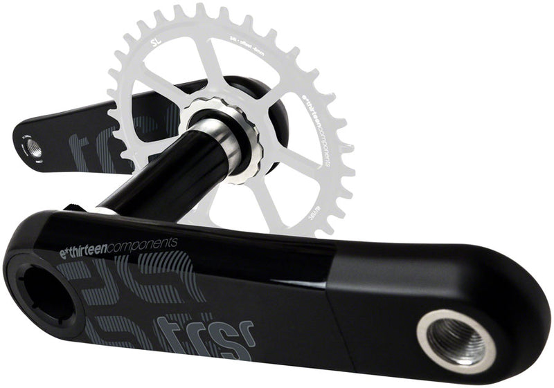 Load image into Gallery viewer, e*thirteen TRS Race Carbon Crankset 175mm 9/16&quot; e*thirteen P3 Connect
