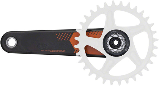 RaceFace ERA Crankset - 175mm, Direct Mount, 136mm Spindle with CINCH Interface, Carbon, Orange