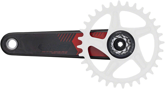 RaceFace ERA Crankset - 175mm, Direct Mount, 136mm Spindle with CINCH Interface, Carbon, Red