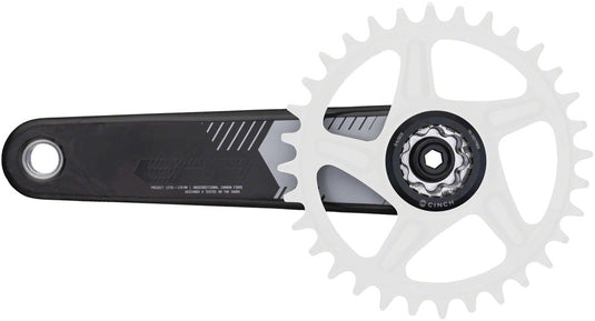 RaceFace Era Crankset - 160mm, Direct Mount, 136mm Spindle with CINCH Interface, Carbon, Black