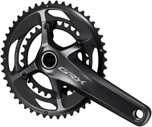 Shimano GRX FC-RX810-2 Crankset 175mm 11-Speed 48/31t 110/80 BCD Black