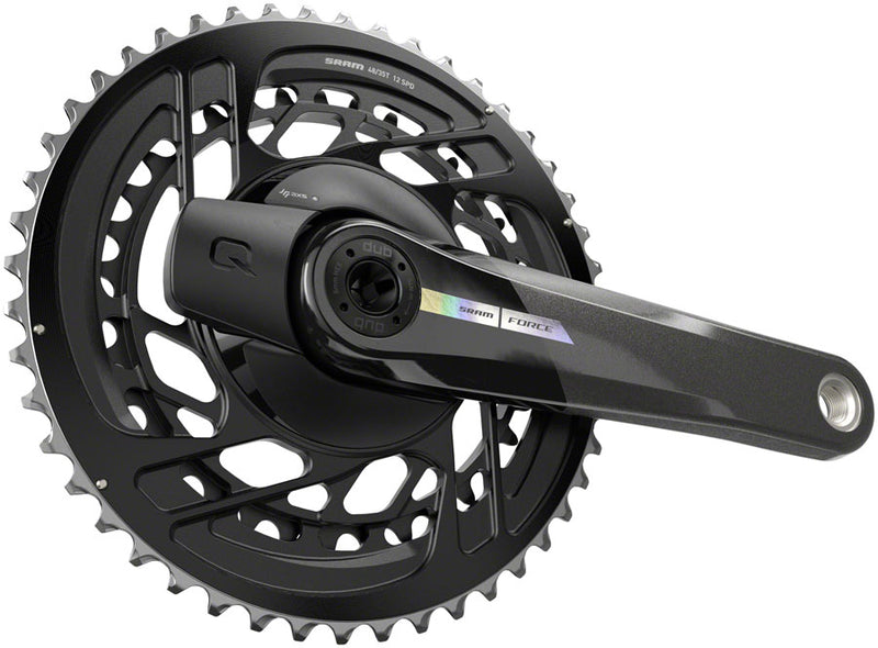 Load image into Gallery viewer, SRAM Force AXS Power Meter Crankset - 175mm, 2x 12-Speed, 48/35t, Direct Mount, DUB Spindle Interface, Iridescent Gray,
