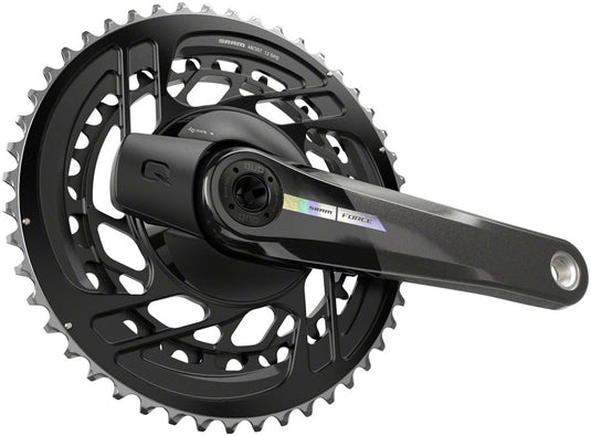 SRAM Force AXS Power Meter Crankset - 165mm, 2x 12-Speed, 46/33t, Direct Mount, DUB Spindle Interface, Iridescent Gray,