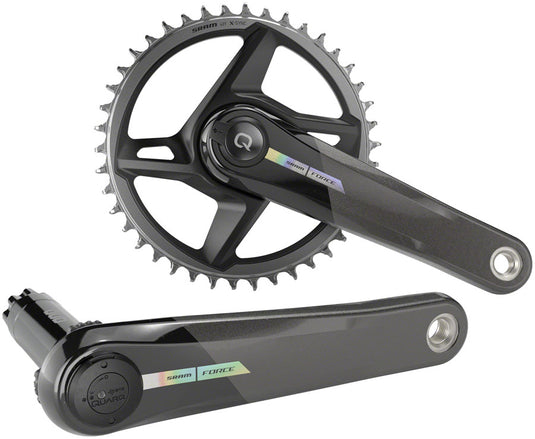 SRAM Force 1 AXS Wide Power Meter Crankset - 175mm, 12-Speed, 40t, Direct Mount, DUB Spindle Interface, Iridescent Gray,