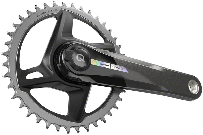 Load image into Gallery viewer, SRAM Force 1 AXS Wide Power Meter Crankset - 165mm, 12-Speed, 40t, Direct Mount, DUB Spindle Interface, Iridescent Gray,
