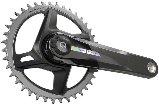 SRAM Force 1 AXS Wide Power Meter Crankset - 165mm, 12-Speed, 40t, Direct Mount, DUB Spindle Interface, Iridescent Gray,