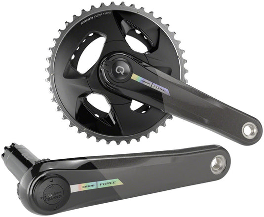 SRAM Force AXS Wide Power Meter Crankset - 170mm, 2x 12-Speed, 43/30t, 94 BCD, DUB Spindle Interface, Iridescent Gray,