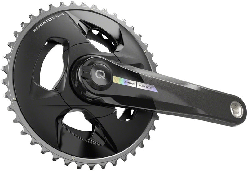 Load image into Gallery viewer, SRAM Force AXS Wide Power Meter Crankset - 165mm, 2x 12-Speed, 43/30t, 94 BCD, DUB Spindle Interface, Iridescent Gray,
