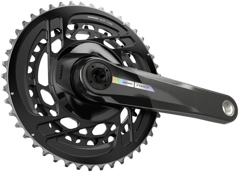 Load image into Gallery viewer, SRAM Force Crankset - 172.5mm, 2x 12-Speed, 46/33t, Direct Mount, DUB Spindle Interface, Iridescent Gray, D2
