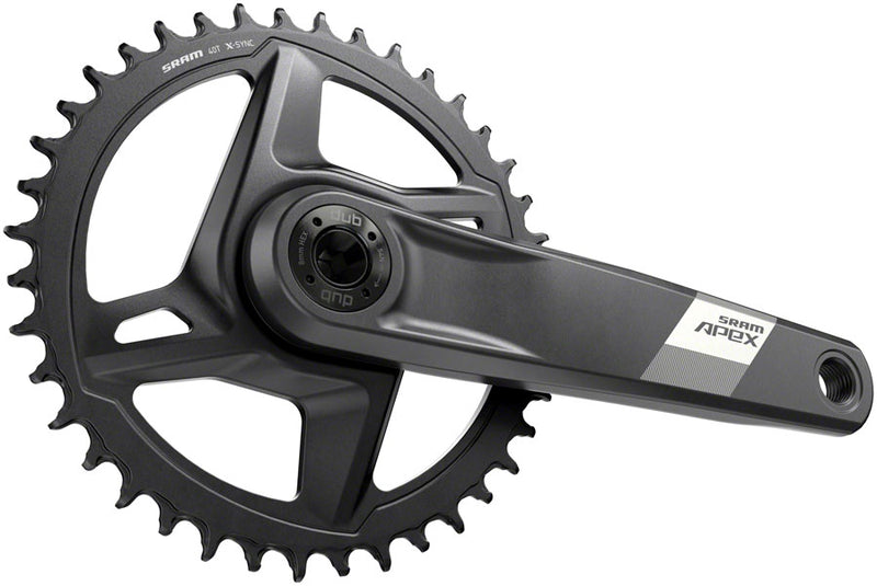 Load image into Gallery viewer, SRAM Apex 1 Wide Crankset - 170mm, 12-Speed, 40t, Direct Mount, DUB Spindle Interface, Black, D1
