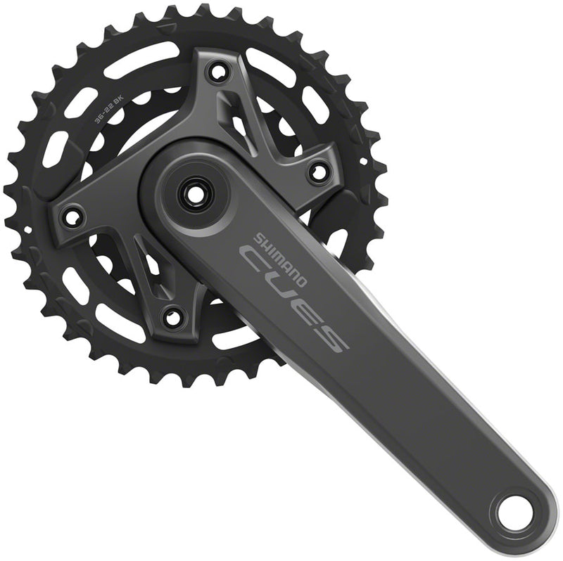 Load image into Gallery viewer, Shimano-CUES-FC-U6000-2-Crankset-180-mm-Double-9-Speed-CKST2601-Bicycle-Crankset
