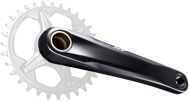 Load image into Gallery viewer, Shimano DEORE XT FC-M8130-1 Crankset 165mm 12-Speed Direct Mount Black
