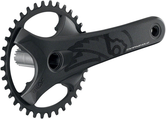 Campagnolo EKAR GT Crankset - 172.5mm, 13-Speed, 40t, 123mm BCD, Campagnolo Ultra-Torque Spindle Interface, Black