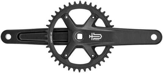 microSHIFT-Sword-Black-1x-Crankset-175-mm-Single-9-Speed-CKST2887-Bicycle-Crankset