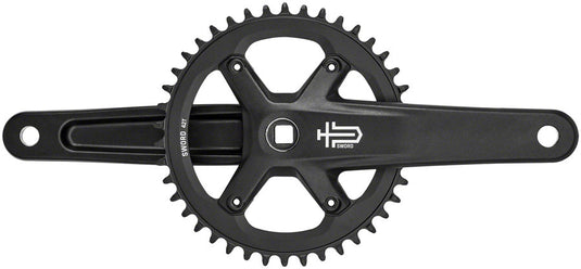 microSHIFT-Sword-Black-1x-Crankset-165-mm-Single-9-Speed-CKST2888-Bicycle-Crankset