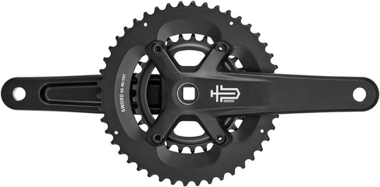 microSHIFT-Sword-Black-2x-Crankset-165-mm-Double-9-Speed-CKST2891-Bicycle-Crankset