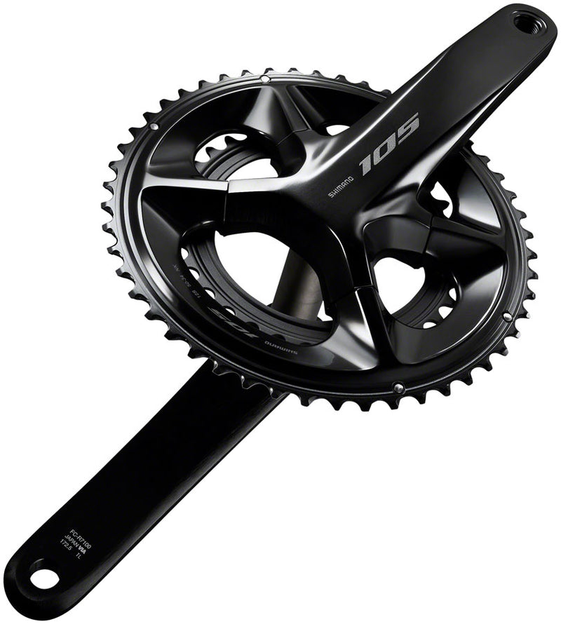 Load image into Gallery viewer, Shimano 105 FC-R7100 Crankset 172.5mm 12-Speed 50/34t 110 Asymmetric BCD
