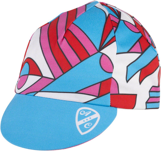 All-City Parthenon Party Cycling Cap - Pink, Red, Blue, Black, One Size