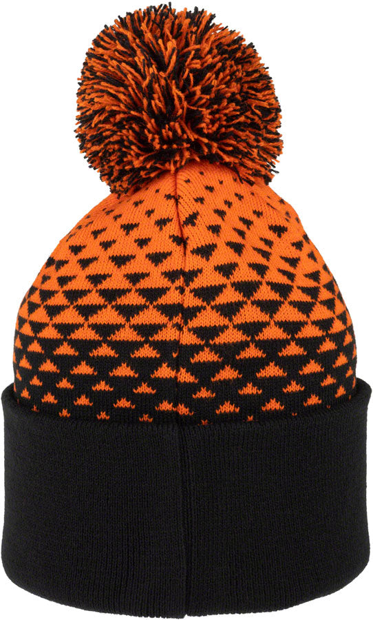 Load image into Gallery viewer, 45NRTH Last Light Pom Hat - Orange/Black, One Size
