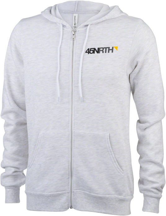 45NRTH Winter Wonder Zip Up Hoodie - Unisex, Ash, Large