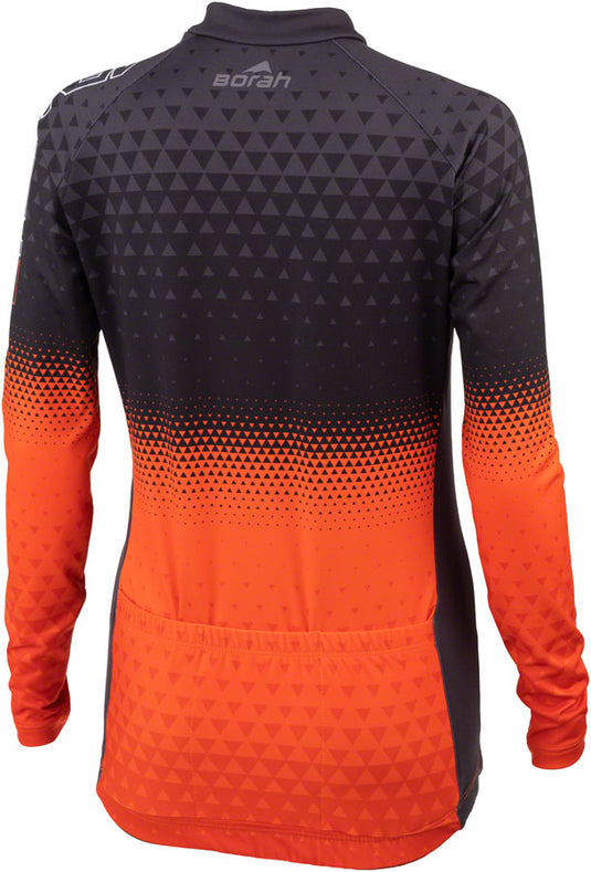 45NRTH Last Light Thermal Long Sleeve Jersey - Women's, Orange/Black, Small