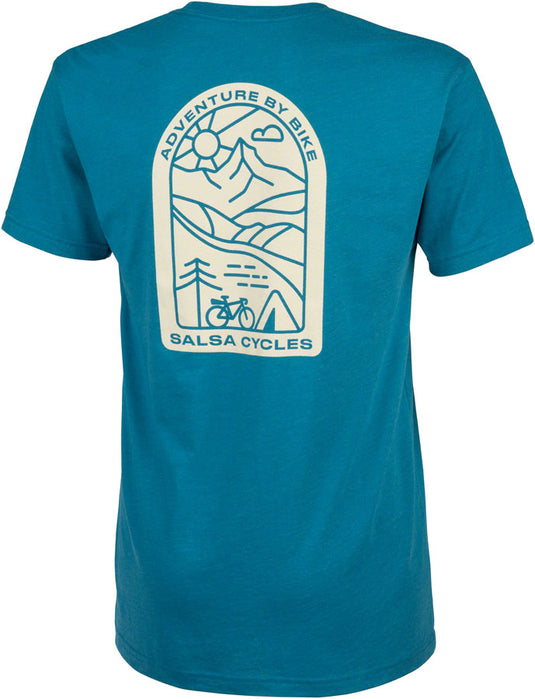 Salsa Men's Campout T-Shirt - Medium, Teal