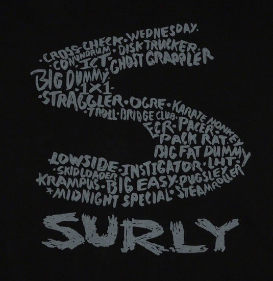 Surly Steel Consortium Zip-Up Hoodie - Black, Unisex, X-Large