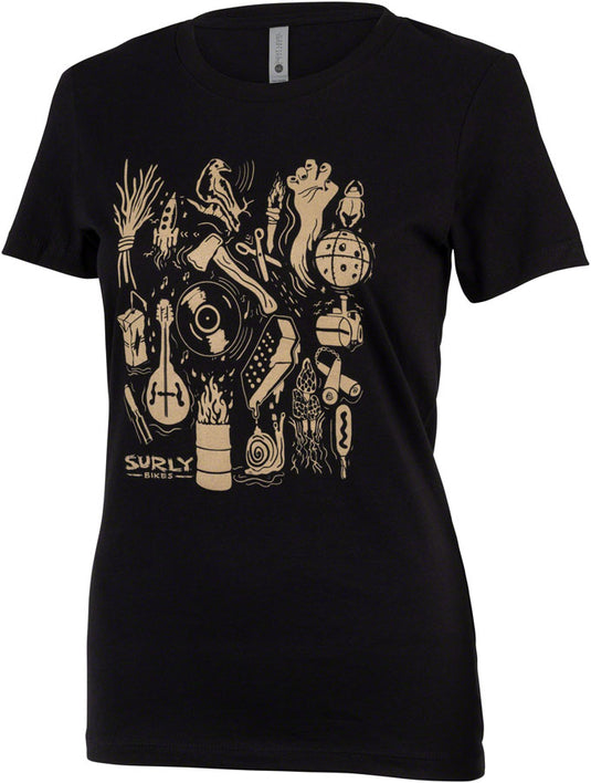 Surly-Stamp-Collection-T-Shirt-Women's-Casual-Shirt-Large-TSRT3447