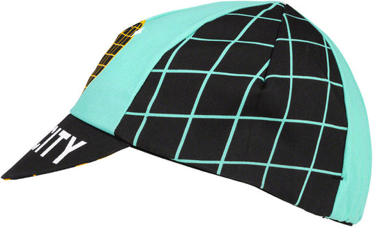 All-City Club Tropic Cycling Cap - Black, Goldenrod, Teal, One Size