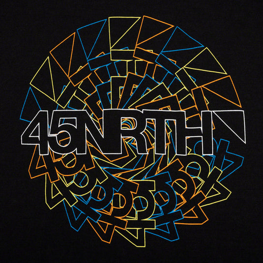 45NRTH Rune Wool T-Shirt - Unisex, Black, X-Large