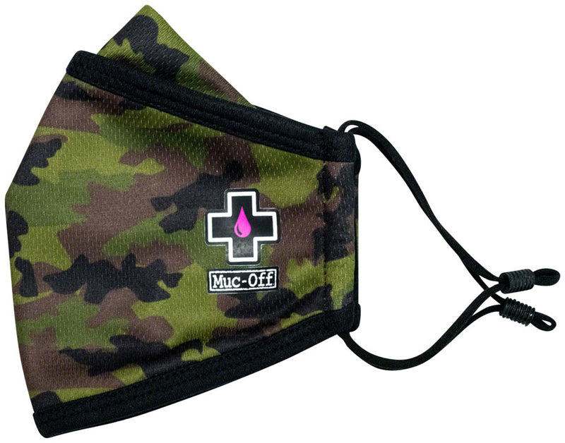 Load image into Gallery viewer, Muc-Off Reusable Face Mask - Woodland Camo, Large UV and Water Resistant
