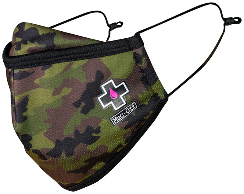 Load image into Gallery viewer, Muc-Off Reusable Face Mask - Woodland Camo, Large UV and Water Resistant
